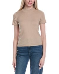 7 For All Mankind - Mock Neck Wool-Blend Sweater - Lyst