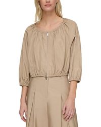 Lafayette 148 New York - Zip Front Bubble Jacket - Lyst