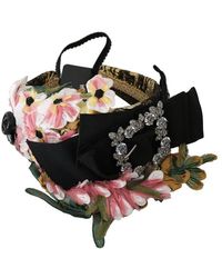 Dolce & Gabbana - Silk-Blend Headband - Lyst