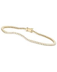 Rachel Glauber - 14k Gold Over Silver Cz Bracelet - Lyst