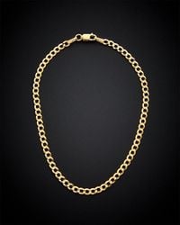 Italian Gold - 14k Miami Curb Chain Bracelet - Lyst