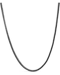 Haus of Brilliance - 0.11 Ct. Tw. Onyx Tennis Necklace - Lyst