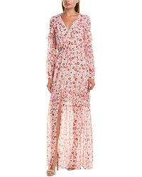 Rachel Zoe Yvonne Silk Gown - Pink