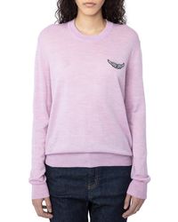 Zadig & Voltaire - Life We Wings Wool Sweater - Lyst