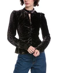 Sea - Delphine Crushed Velvet Top - Lyst