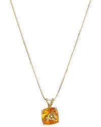 MaxColor - 14k 1.60 Ct. Tw. Citrine Pendant Necklace - Lyst