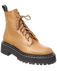 Proenza Schouler - Lug Lace-up Leather Boot - Lyst