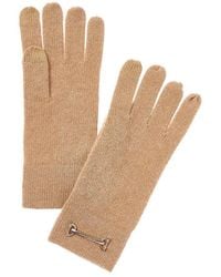 Bruno Magli - Horsebit Knit Cashmere Gloves - Lyst