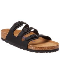 Birkenstock Florida Soft Footbed Birko-flor Sandal - Black