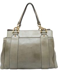 Gucci - Leather Moss Smilla Tote (Authentic Pre-Owned) - Lyst