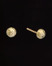 Italian Gold - 14k Button Studs - Lyst