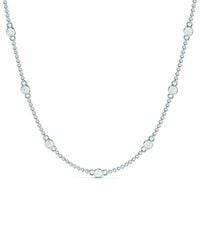 Lab Grown Diamonds - 14K 1.00 Ct. Tw. Lab-Grown Diamond Station Necklace - Lyst