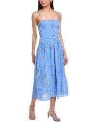 Garrie B - Drop-Waist Midi Dress - Lyst