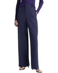 Vince - Mid Rise Relaxed Wide Leg Pant - Lyst