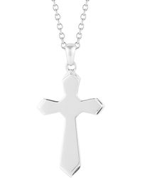 Reiss - 14k Cross Necklace - Lyst