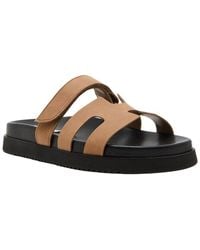 Steve Madden - Reaves Leather Sandal - Lyst