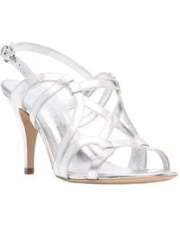 Ferragamo - 85Mm Gal Leather Sandal - Lyst