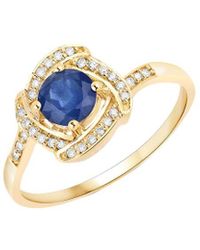 Diana M. Jewels - Fine Jewelry 14k 0.73 Ct. Tw. Diamond & Sapphire Ring - Lyst