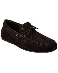 Tod's - Gommino Suede Driving Shoe - Lyst