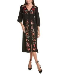 Johnny Was - Button Front Dress - Lyst
