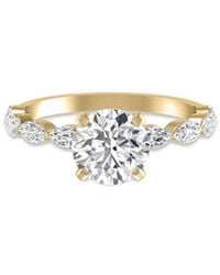 Lab Grown Diamonds - 14K 1.00 Ct. Tw. Lab-Grown Diamond Eleanor Ring - Lyst