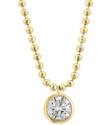 Effy Fine Jewelry - 14K 0.98 Ct. Tw. Lab-Grown Diamond Necklace - Lyst