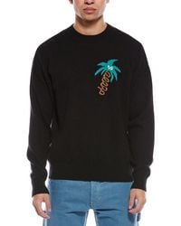 Palm Angels - Wool & Cashmere-Blend Crewneck Sweater - Lyst