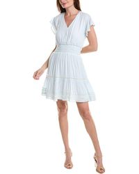 Rachel Parcell - Flutter Sleeve Mini Dress - Lyst