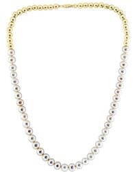 Effy Fine Jewelry - 14K Over 7.5-8Mm Pearl Necklace - Lyst