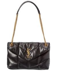 Saint Laurent - Loulou Puffer Small Leather Shoulder Bag - Lyst