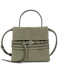 Tiffany & Fred Paris - Luxury Suede Convertible Messenger Bag - Lyst