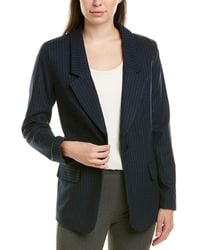 Jones New York Womens Open Front Blazer W//Zip Cuffs