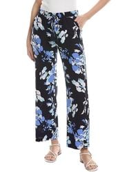 Ellen Tracy - Wide Leg Linen-Blend Pant - Lyst