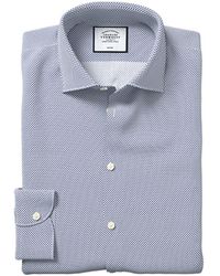 Charles Tyrwhitt - Non-Iron Motif Print Classic Fit Business Collar Shirt - Lyst