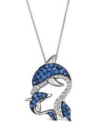 Le Vian - Resort Collection 14k 1.28 Ct. Tw. Diamond & Sapphire Pendant - Lyst