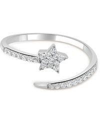 Sabrina Designs - 14K 0.19 Ct. Tw. Diamond Wrap Star Ring - Lyst