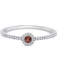 Sabrina Designs - 14K 0.13 Ct. Tw. Diamond Tourmaline Birthstone Ring - Lyst