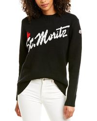 Moncler Wool & Cashmere-blend Sweater - Black