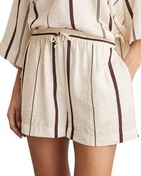 Reiss - Carlotta Stripe Print Short - Lyst