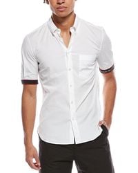 McQueen - Logo Tape Shirt - Lyst