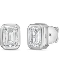 Diana M. Jewels - Diana M. 14K 2.00 Ct. Tw. Lab-Grown Diamond Stud Earrings - Lyst