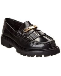 Celine - Margaret Leather Loafer - Lyst
