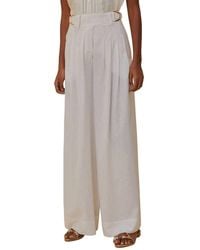 FARM Rio - Linen-Blend Waist Pants - Lyst