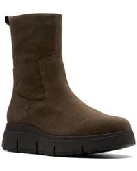 Clarks - Loriini May Suede Bootie - Lyst