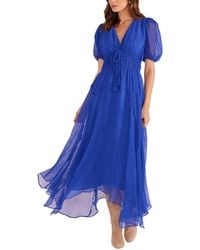 MINKPINK - Lily Hanky Hem Midi Dress - Lyst