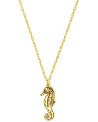 HAWLEY ST - 14K Nautical Necklace - Lyst