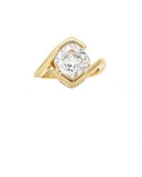 Rivka Friedman - 18K Plated Cz Stackable Ring - Lyst