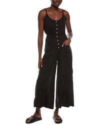 XCVI - Macauley Crop Linen Jumpsuit - Lyst
