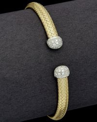 Meshmerise - 18K Over 0.30 Ct. Tw. Diamond Bangle - Lyst