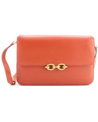 Saint Laurent - Leather Le Maillon Shoulder Bag Medium (Authentic Pre- Loved) - Lyst